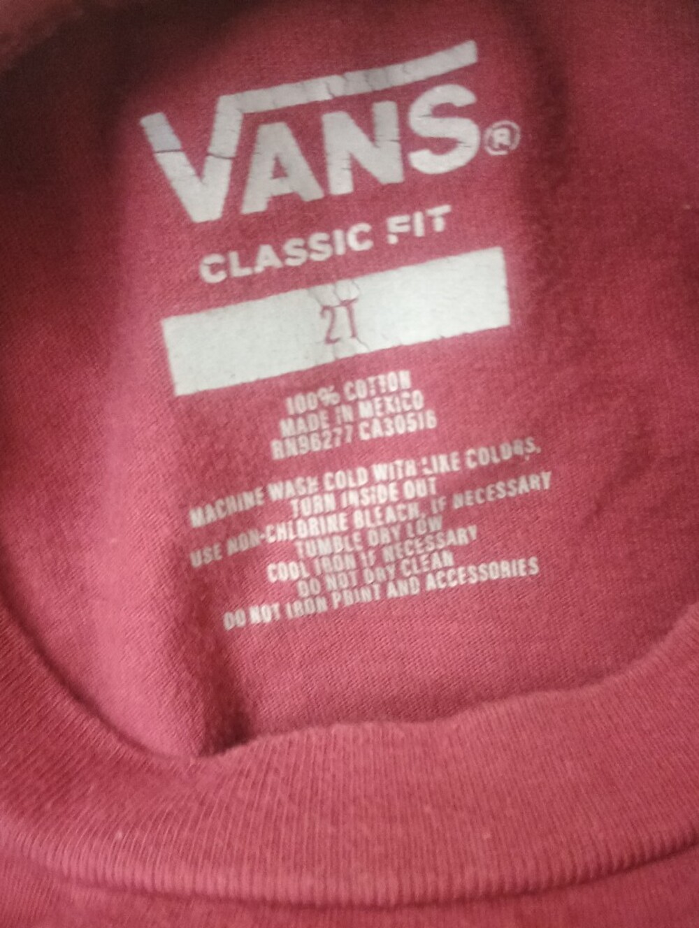 Vans Kids 2T Maroon Skate Antecater Mascot Graphic Tee Short Sleeve - Picture 4 of 9